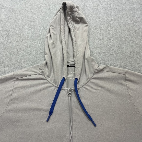 Peloton Hoodie Unisex Full Zip Lightweight Stretch Long Sleeve Pocket Medium - Picture 6 of 16